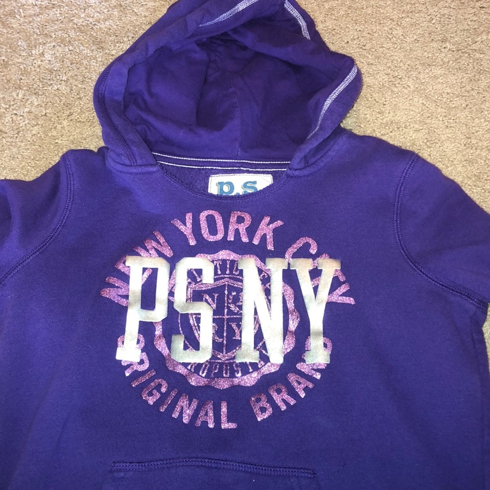 Purple sweatshirt